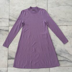 Vero Moda Purple Long Sleeve Dress